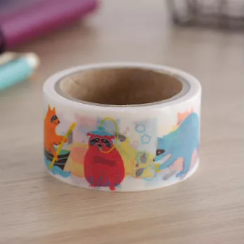 【Aimez le style】和紙膠帶_調皮浣熊