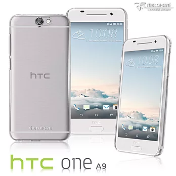 【Metal-Slim】HTC ONE A9 高抗刮PC透明新型保護殼
