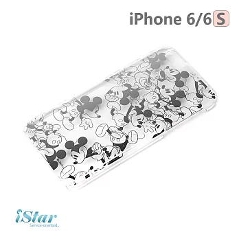 【日本 PGA iJacket】 正版迪士尼 iPhone6/6S 銀箔透明系列硬殼 055-057奔跑米奇