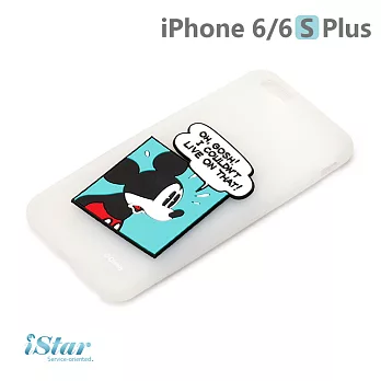 【日本 PGA-iJacket】正版迪士尼 iPhone6+/6S+ 3D浮雕矽膠系列軟殼 051-054米奇