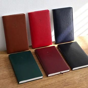 Indigo The basic皮革週誌(無時效)V3-沉靜紅