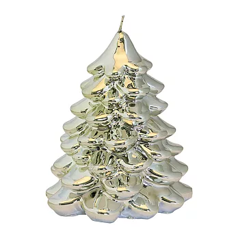 Silver 聖誕樹造型蠟燭