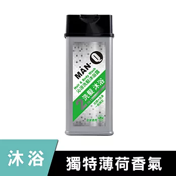 MAN-Q 2 in 1沁涼洗髮沐浴露(350ml)