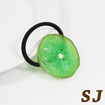 【SJ】日韓森林系女孩仿真奇異果髮束-綠奇異果