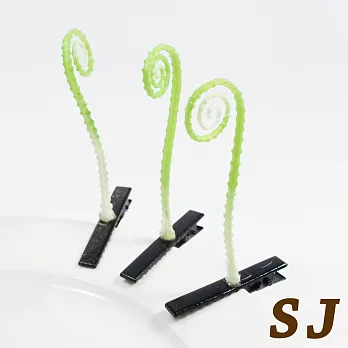 【SJ】賣萌神器仿真可愛Q蕨類髮夾-Q蕨類