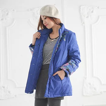 【模兒空間AMOR SPACE】N1284中國風浪漫繡花舖棉外套(共2色)M藍