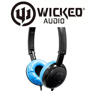 美國危客 Wicked Audio WI-6000 頭戴式耳機黑藍色