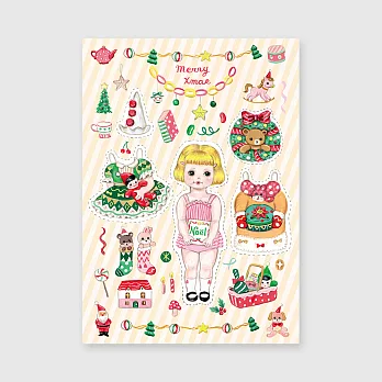聖誕紙娃娃卡片-OnlyTwo