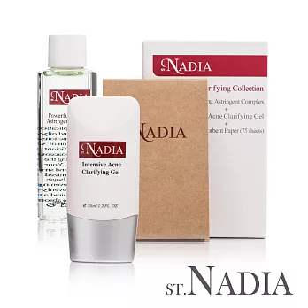 st.Nadia 聖娜迪亞 蠶絲蛋白黑頭膠升級套組_35/60ml