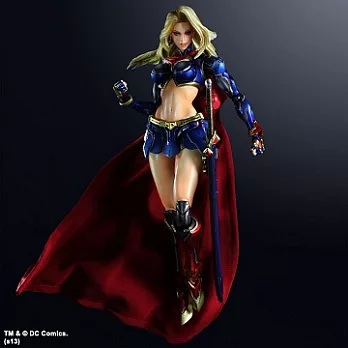 《公仔》DC COMICS 漫威版 女超人 Superman -- Play Arts 改 出品