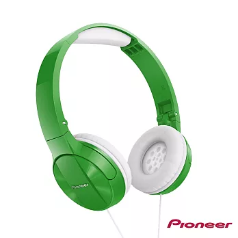 Pioneer SE-MJ503 輕巧摺疊耳罩式耳機綠色