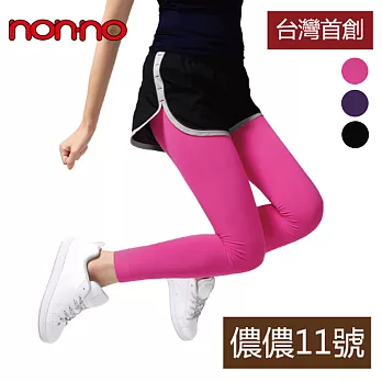 【non-no儂儂】(11號褲襪)運動壓力內搭褲襪-黑