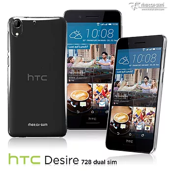 【Metal-Slim】HTC Desire 728 高抗刮PC透明新型保護殼