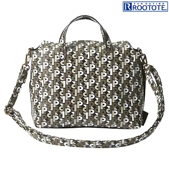 BABY ROO時尚皮革兩用迷你斜背包-R連續圖案(277806)