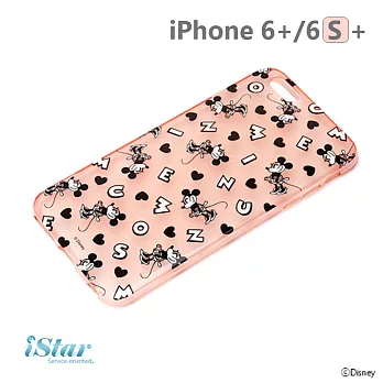 【日本 PGA-iJacket】iPhone6/6S+ TPU軟韌半透明系列 - 米妮米妮
