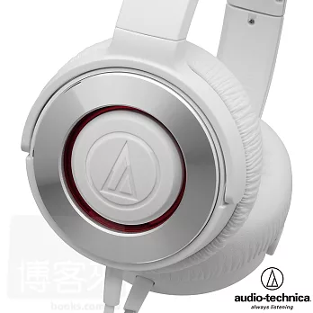 鐵三角 ATH-WS550 白色 WH 撼動人心的低頻 頭戴式耳機白色