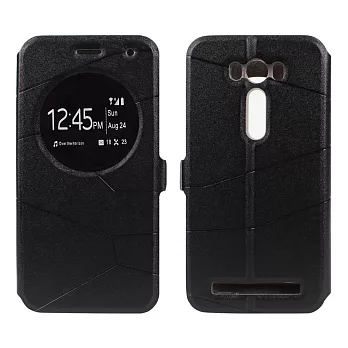 【BIEN】ASUS Zenfone 2 Laser (5.0) 暴烈紋來電顯示可立皮套 (黑)