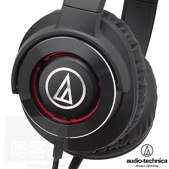 鐵三角 ATH-WS770 黑紅色 BRD 滿載深沉 鮮烈音浪 頭戴式耳機黑紅色