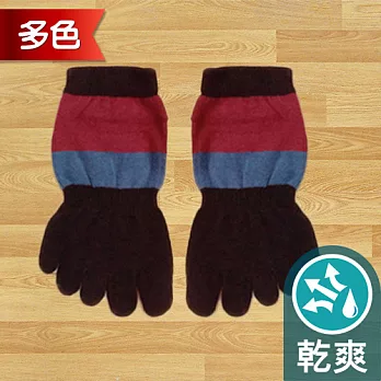 蒂巴蕾TOE SOCKS乾爽五指短襪-午夜的金色夕陽 黑