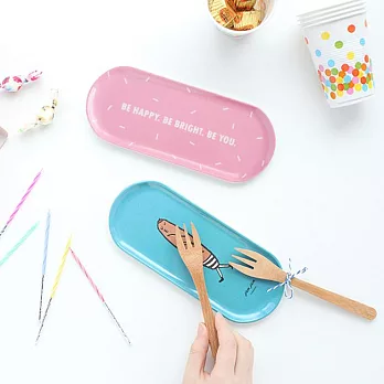 Livework 同學會文具收納筆盤-字母糖霜