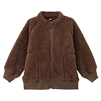 [MUJI無印良品]幼兒絨毛外套100深棕