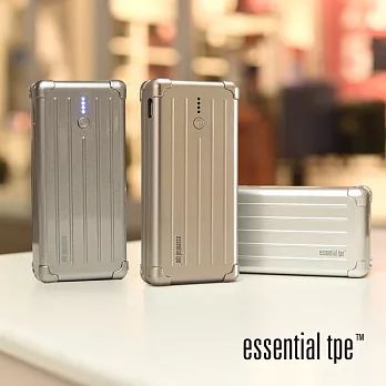 essential tpe KOFFER 行動電源6700mAh-香檳金