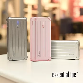 essential tpe KOFFER 行動電源6700mAh-蜜桃粉