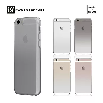 POWER SUPPORT iPhone 6s / 6 Plus (5.5吋) Air Jacket 漸層限定款保護殼(附螢幕保護貼)銀色