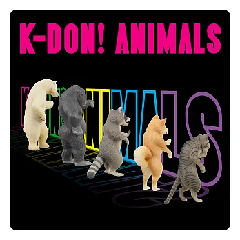 《轉蛋》K-DON 壁!咚! 動物版 共5款 隨機出貨 -- Takara Tomy 出品