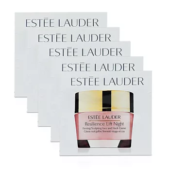 【Ester lauder 雅詩蘭黛】鑽石立體超緊緻晚霜 試用包 1.5ml*5 (保存期限至2017/01)