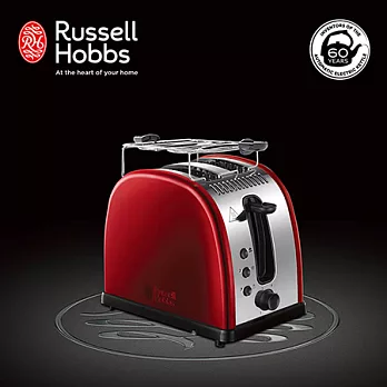 英國 Russell Hobbs Legacy 晶亮烤麵包機晶亮紅