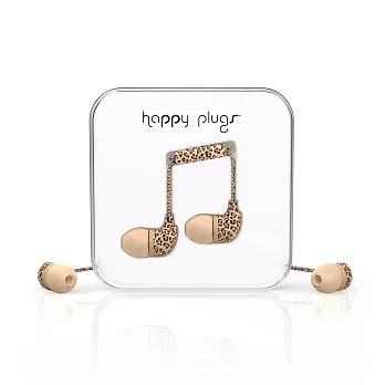 Happy Plugs 特仕限定款入耳式耳機 -豹紋