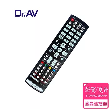 【Dr.AV】RC-308ST SAMPO/SHARP 聲寶/夏普 LCD 液晶電視遙控器