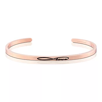 MANTRABAND 美國悄悄話手環 Infinite Love 愛無限 玫瑰金