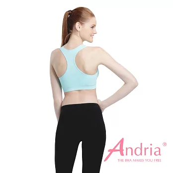 【Andria安卓亞】超輕感美胸無痕挖背內衣M湖水綠