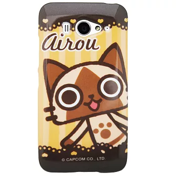 Aztec 艾路貓 小米手機 2S 手機殼-咖啡蕾絲
