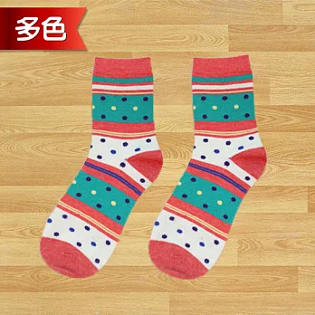 蒂巴蕾 Chic 流行教主 warm socks-彩色點點粉紅