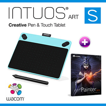 Wacom INTUOS Art Pen & Touch (S) CTH-490 B0-CX 藝術(藍)+ Painter2016(專案版)