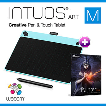Wacom INTUOS Art Pen & Touch (M) CTH-690 B0-CX 藝術(藍)+ Painter2015(專案版)