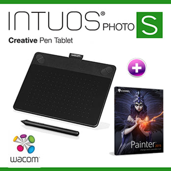 Wacom INTUOS Photo Pen & Touch (S) CTH-490 K2-CX 相片(黑)+ Painter2015(專案版)