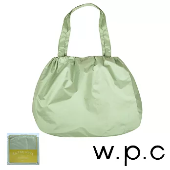【w.p.c】時尚包包雨衣/束口防雨袋(淺綠素面)