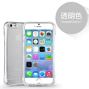 iPhone 6/6s Plus 5.5吋 透氣星點氣囊防摔TPU保護套_透明