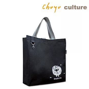 珠友 多功能手提袋/補習袋F黑色