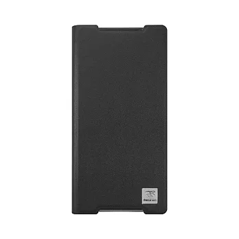 Metal-Slim Sony Xperia Z5 Premium 超薄PC內層磁吸側翻站立皮套黑
