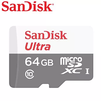 【SanDisk】Ultra MicroSD UHS-I 64G 記憶卡(每秒48MB)