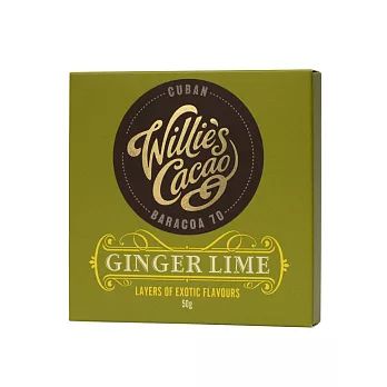 Willie’s™生薑萊姆黑巧克力