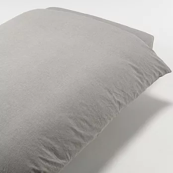 [MUJI無印良品]有機棉柔舒水洗棉被套/Q雙人加大/棕色棕色