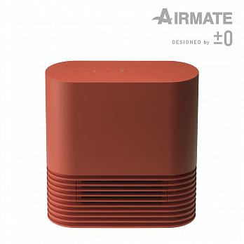 AIRMATE ±0正負零設計 陶瓷電暖器紅色