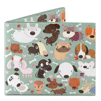 Mighty Wallet(R) 紙皮夾_Happy Dogs