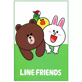 【LINE FRIENDS】16K筆記本(四款隨機)-3入